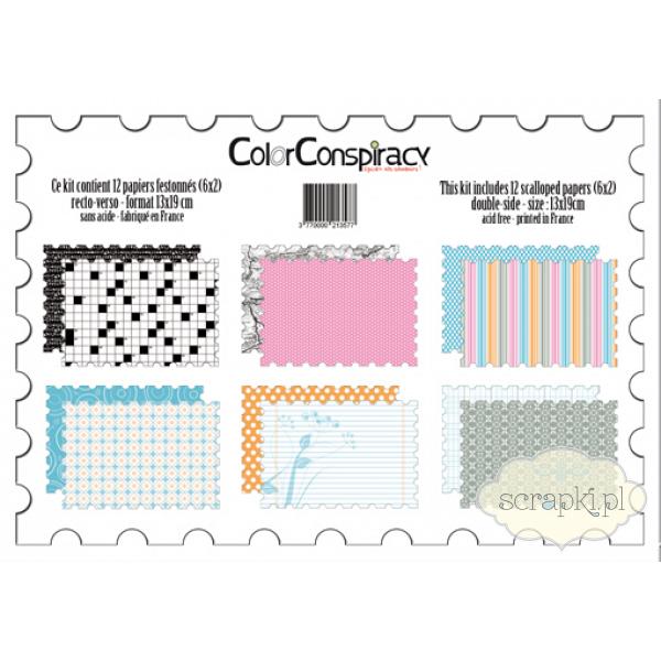 Color Conspiracy - Scalloped Paper Kit